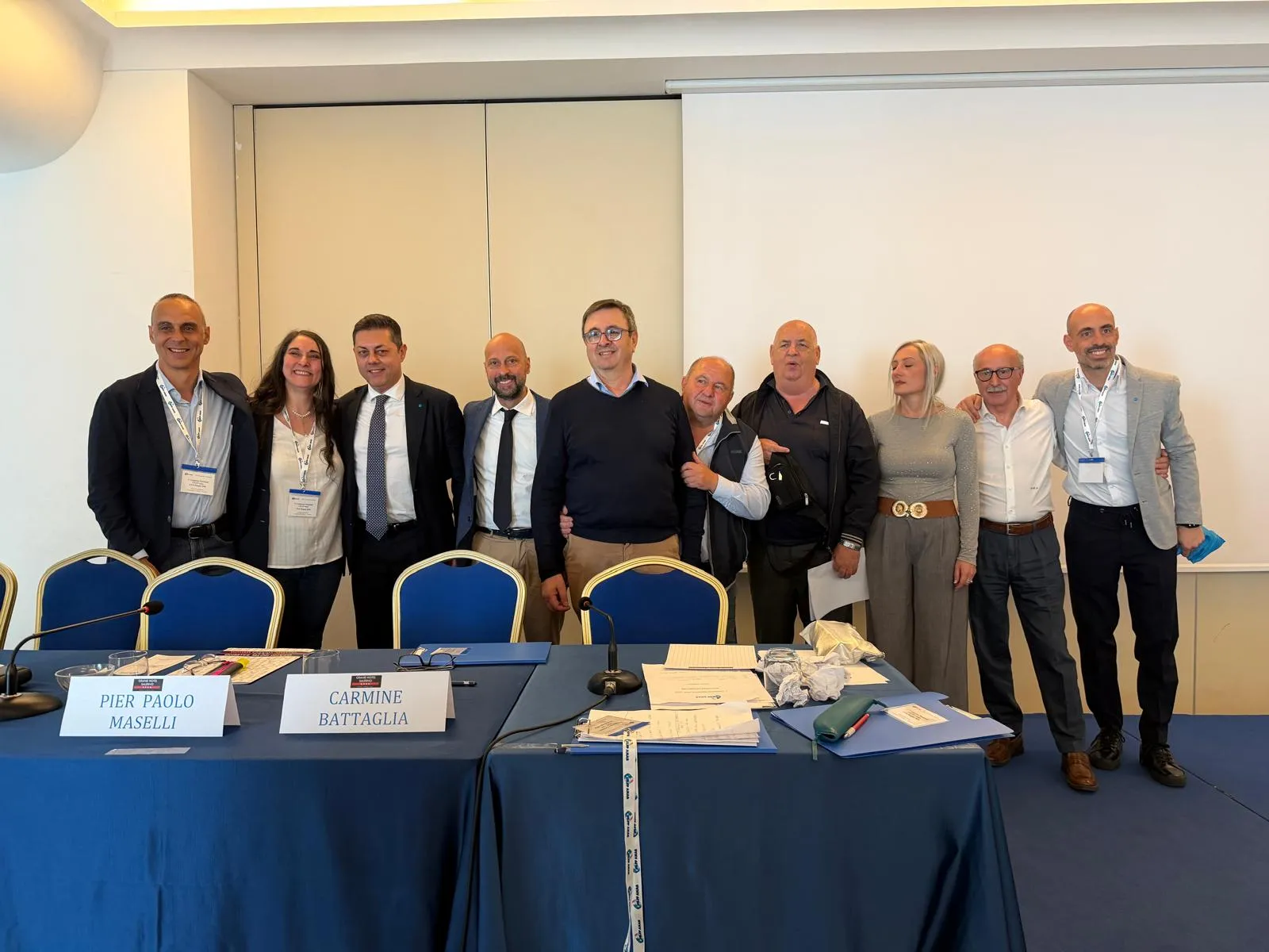 La segreteria nazionale UILFP ANAS al 1° Congresso